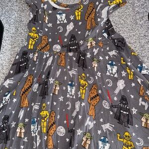 Little Sleepies Star Wars Themed Dress - Gray, Yellow, Brown, Black